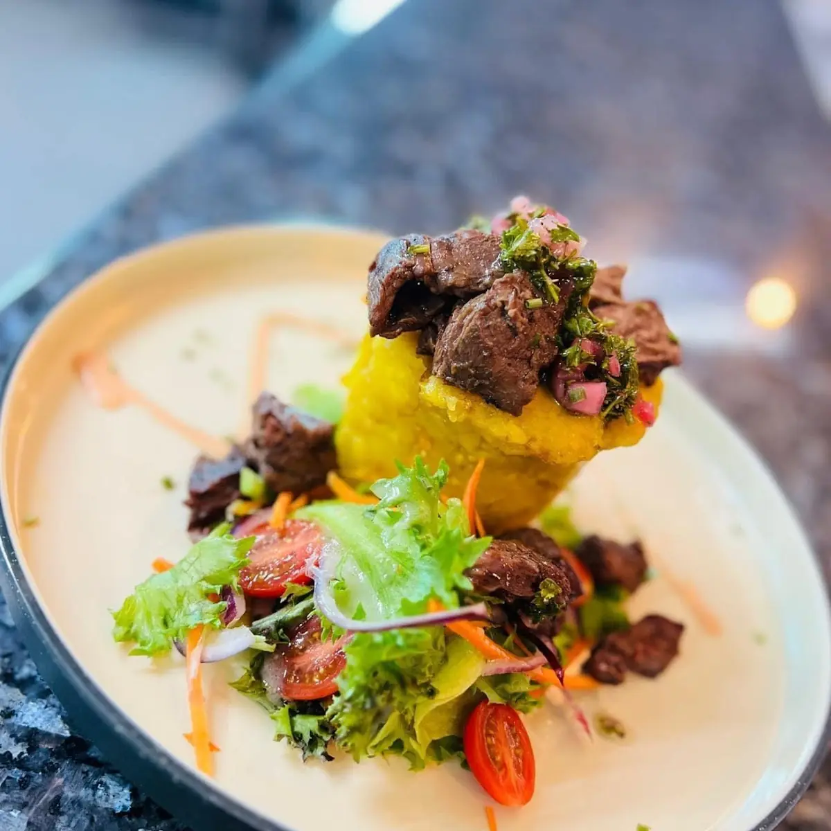 Mofongo Relleno De Churrasco