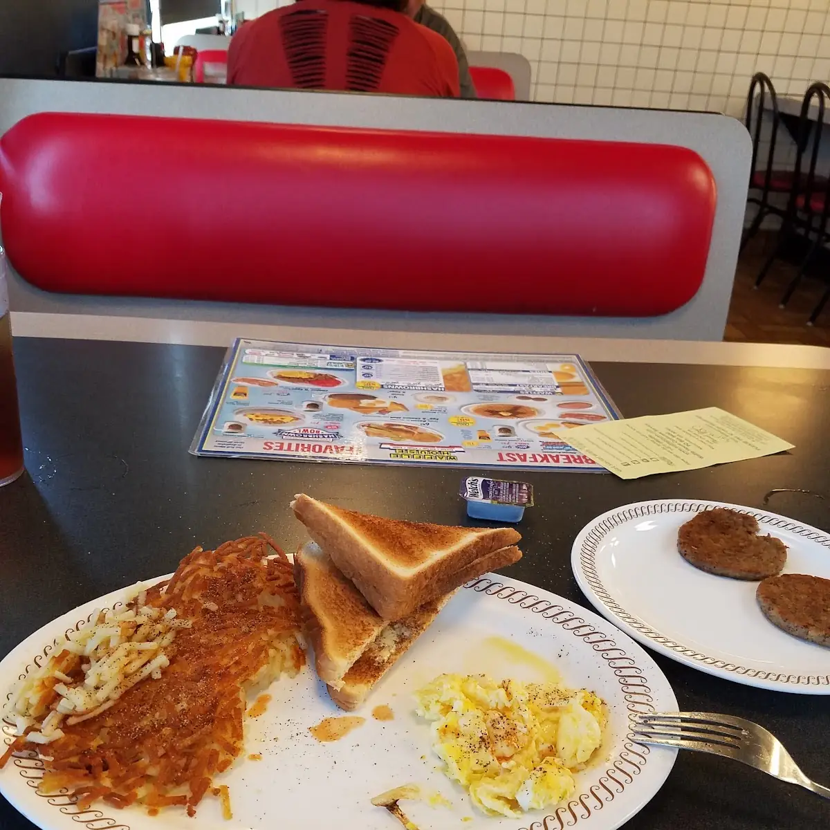 Ham & Cheese Omelet with Hash Browns