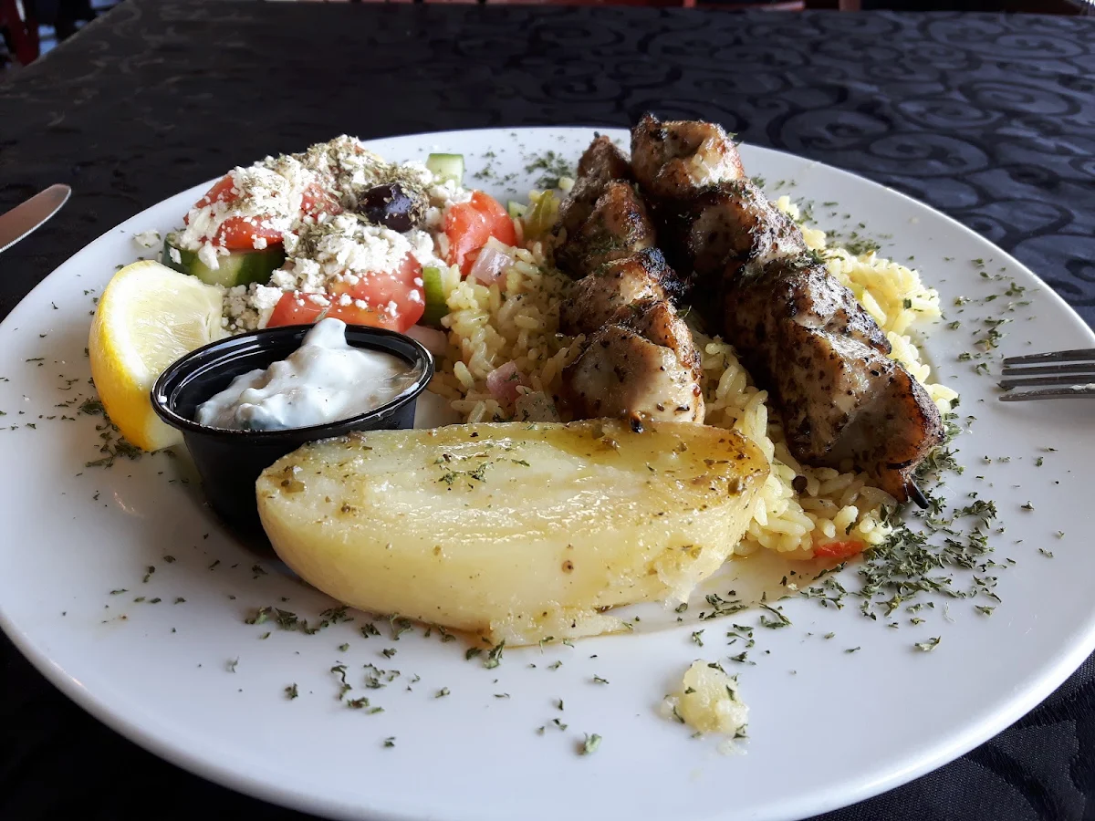 Chicken Souvlaki, Heartland Restaurant