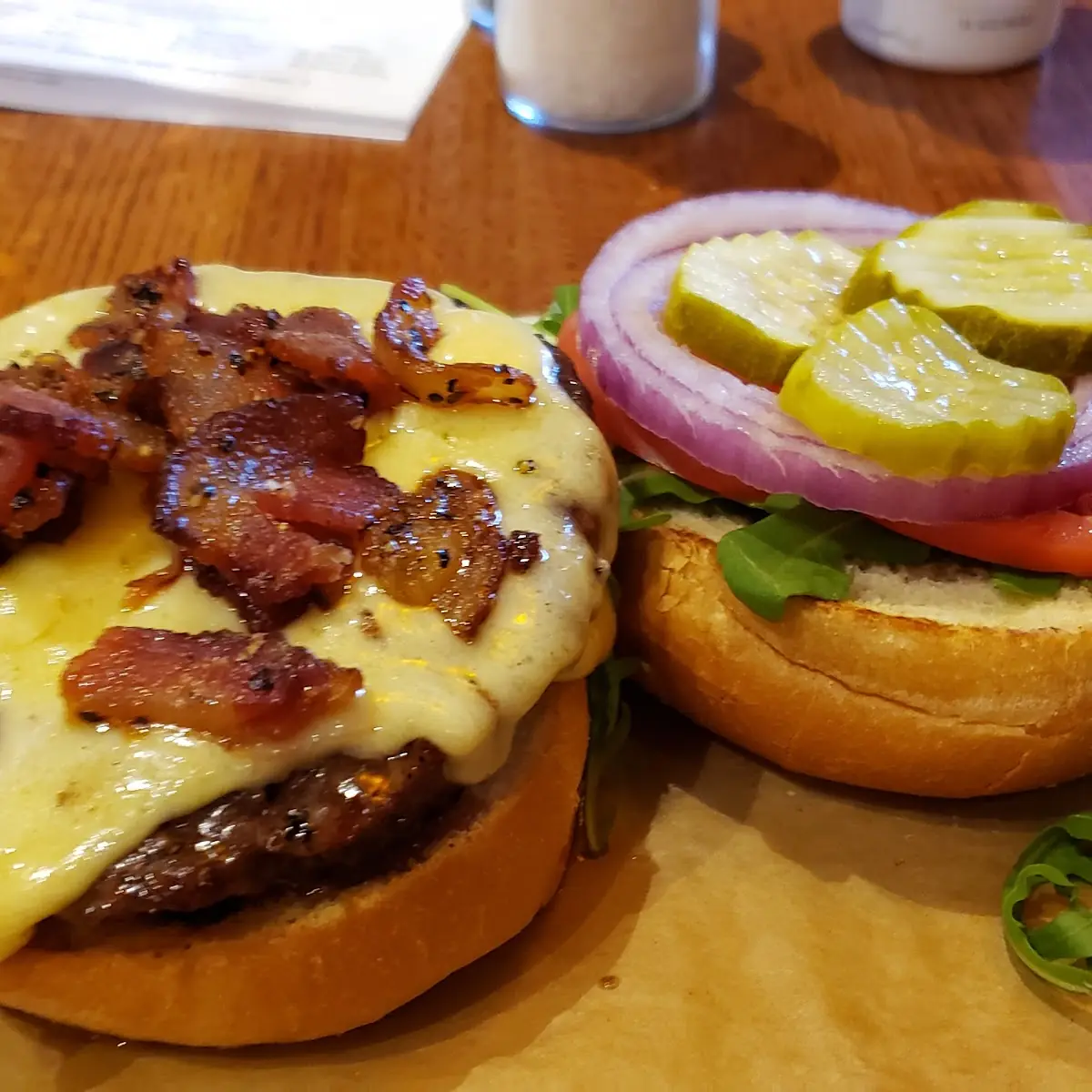 Maple Bacon Cheeseburger