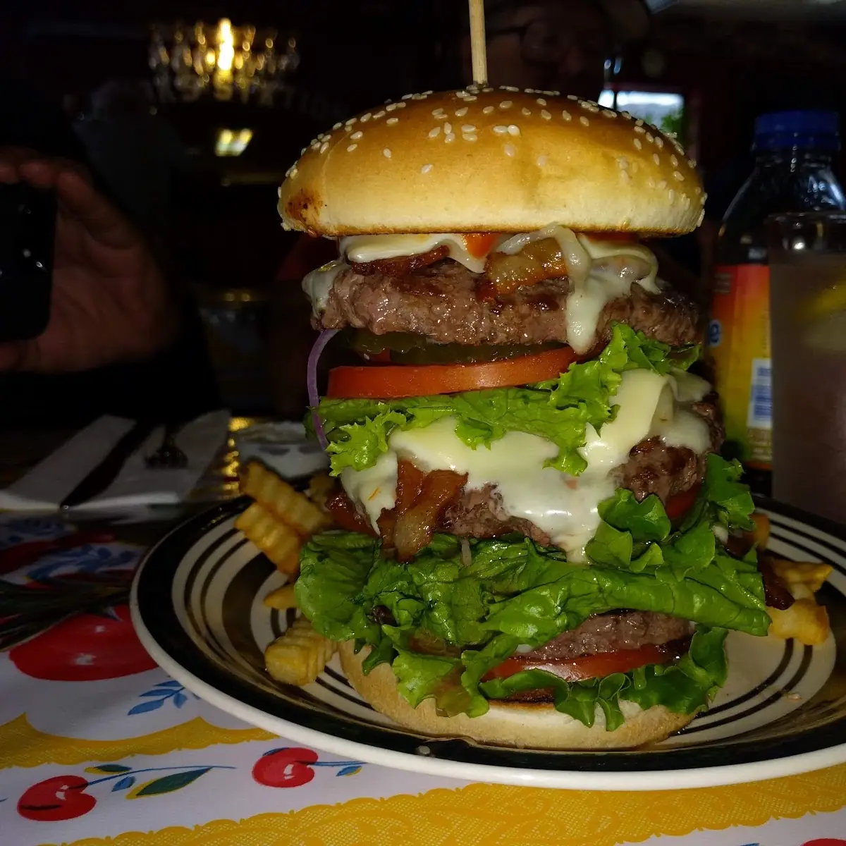 Monster Burger and Fries