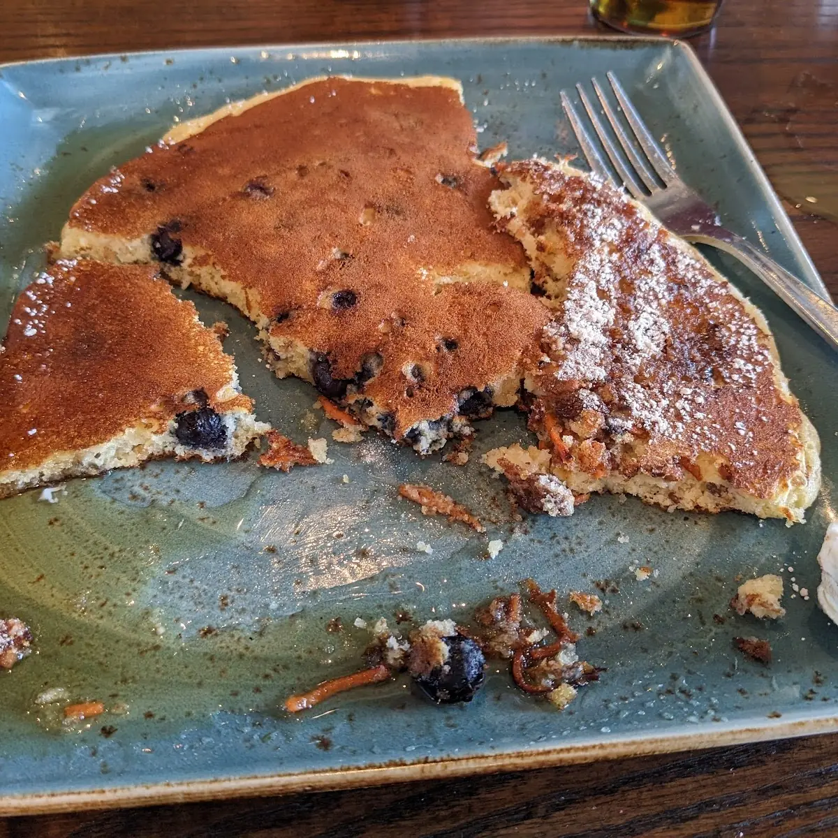 Blueberry Muffin Top Griddle Cakes