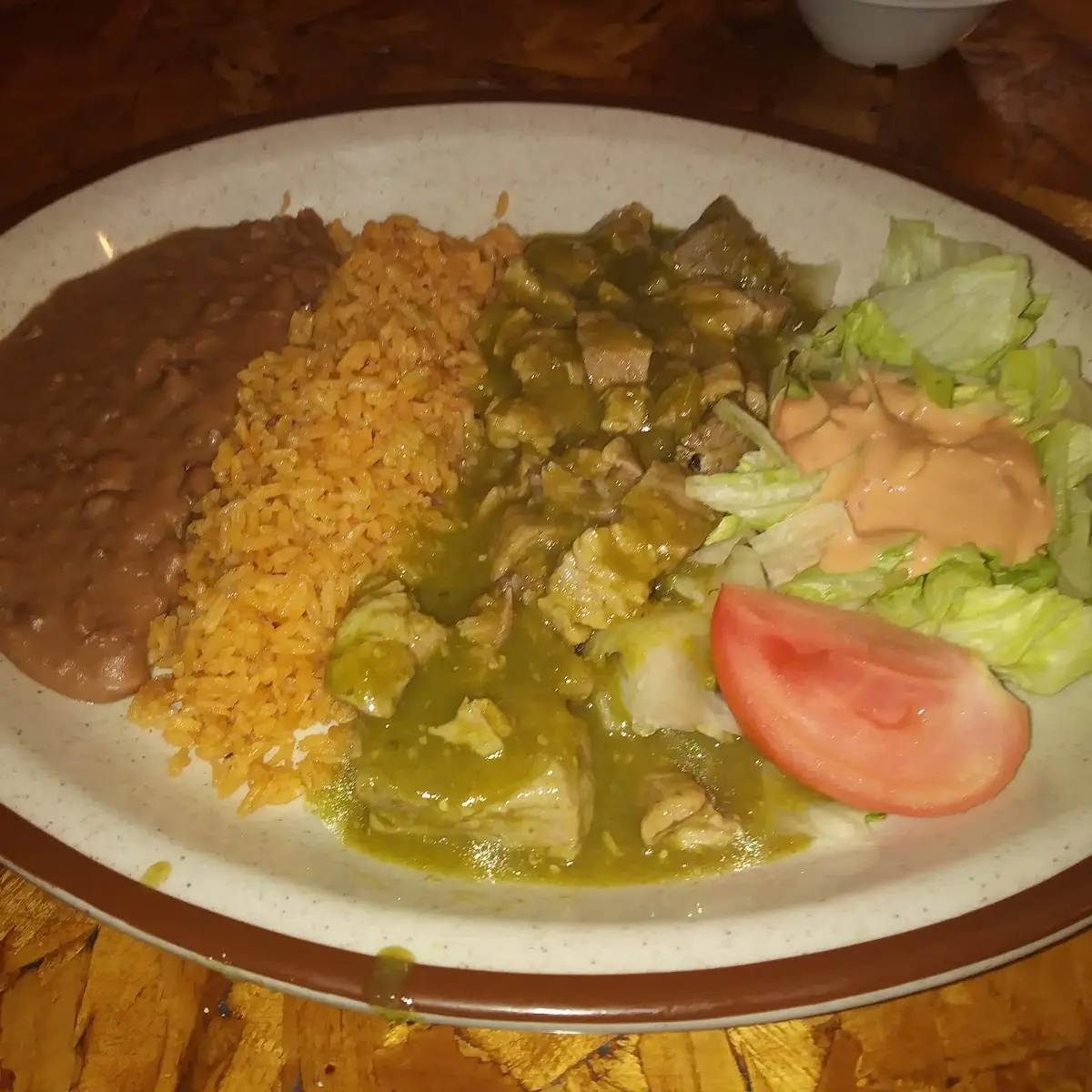 Chile Verde Plate