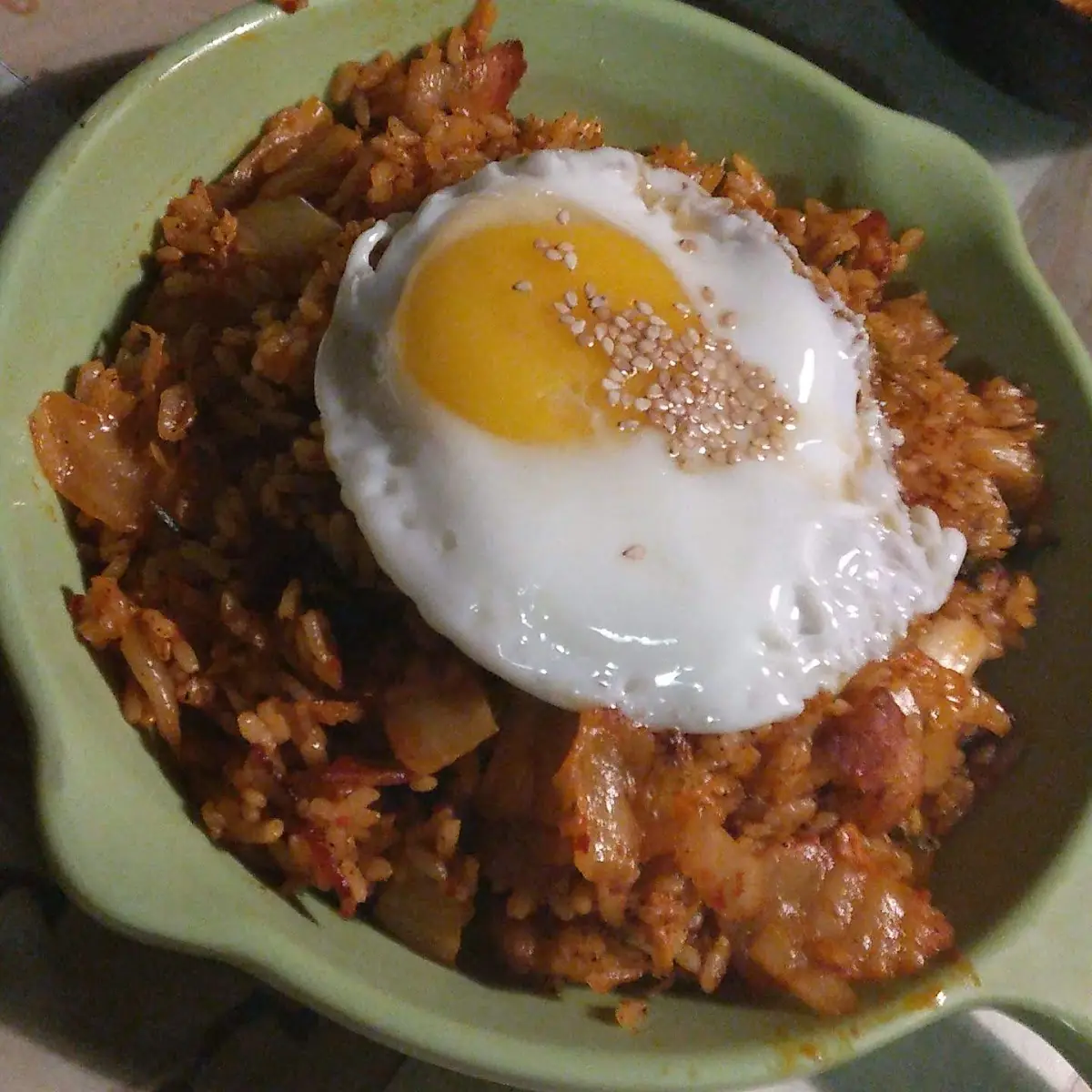 Bacon and Kimchi Fried Rice