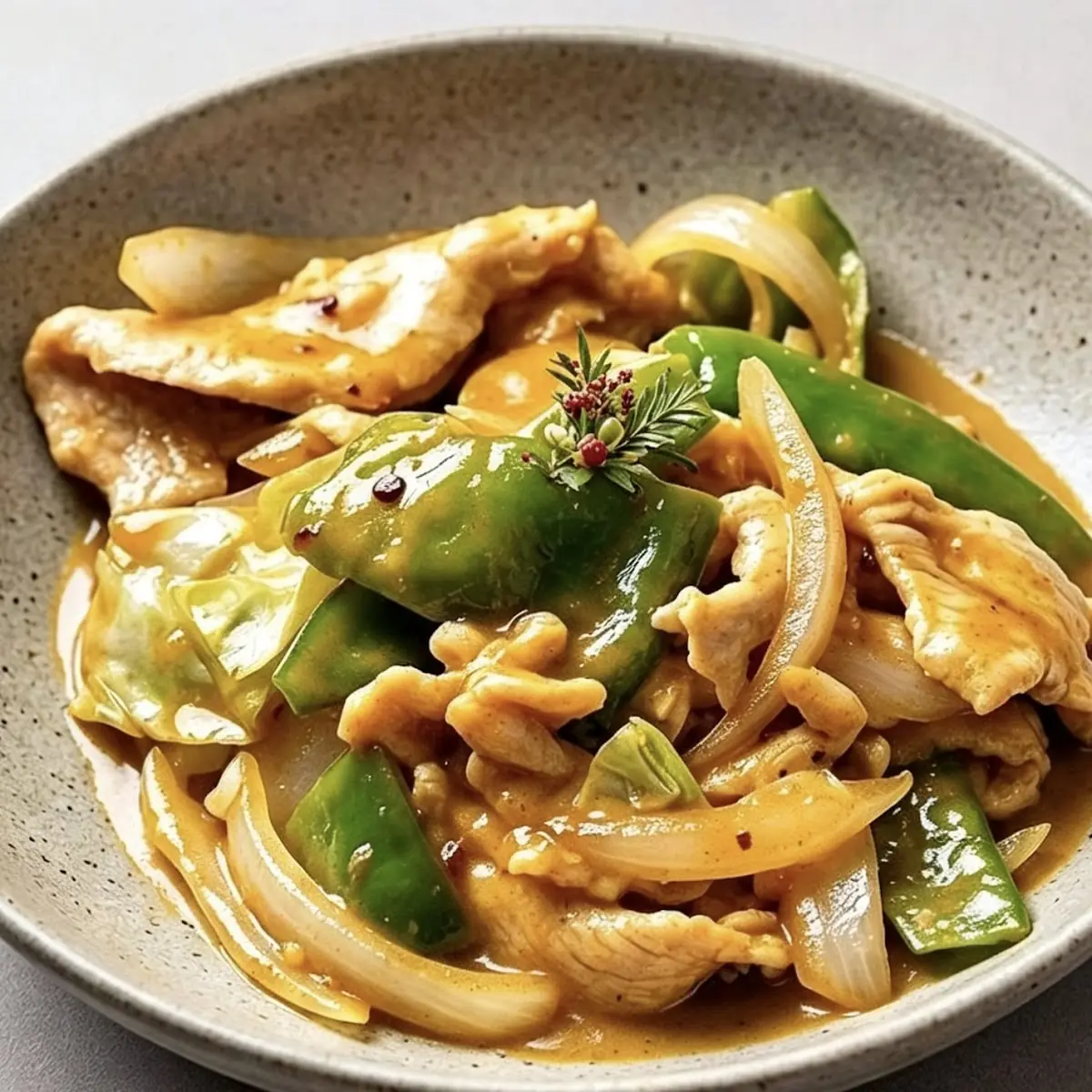 Chicken with Snow Peas