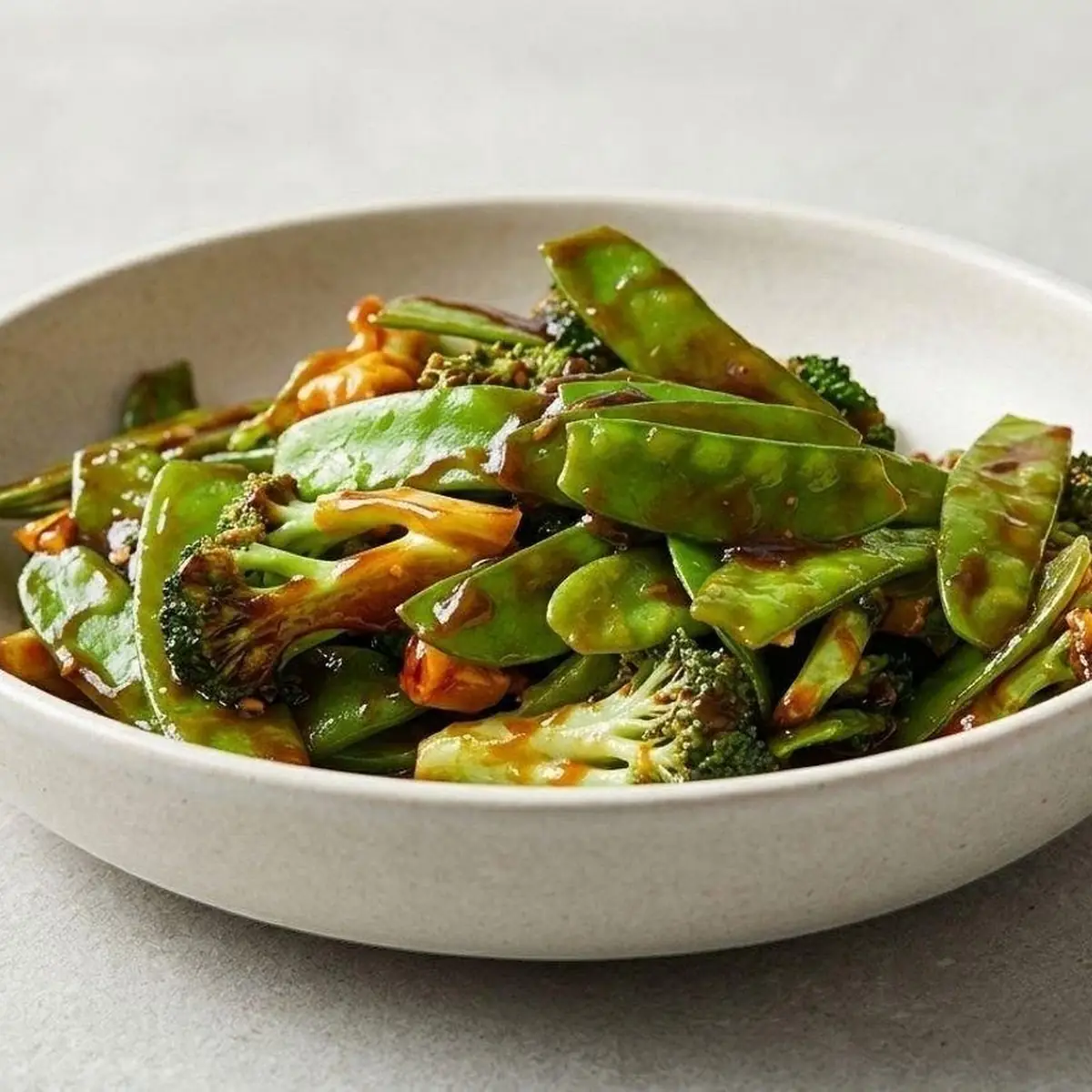 Sauteed Broccoli & Snow Peas