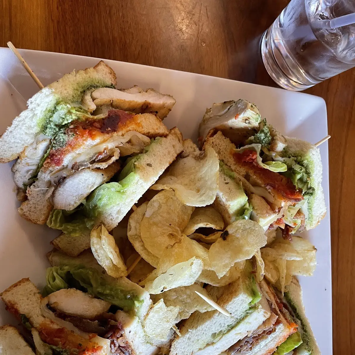 Seafood Club Sandwich