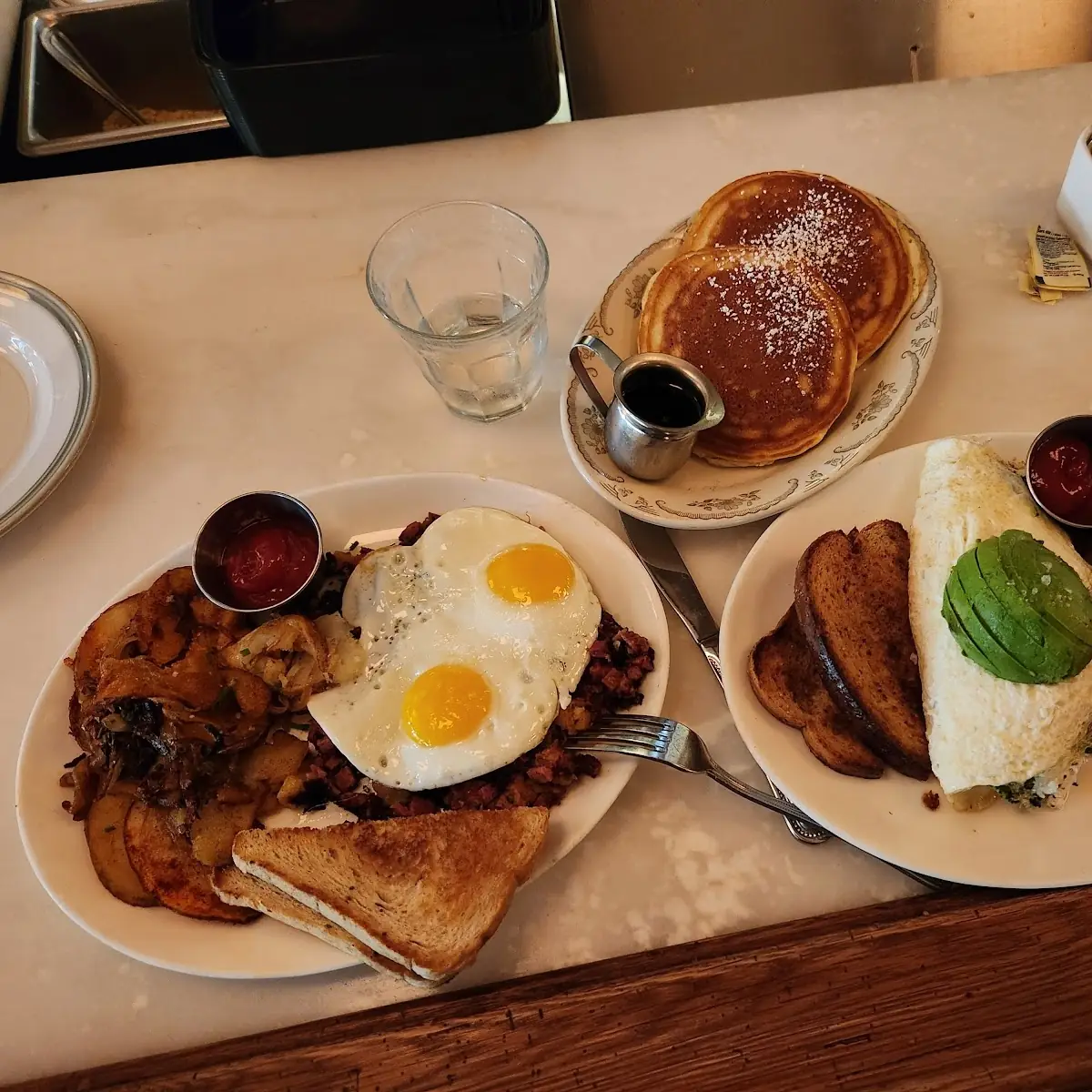 Hashed Beef and Eggs