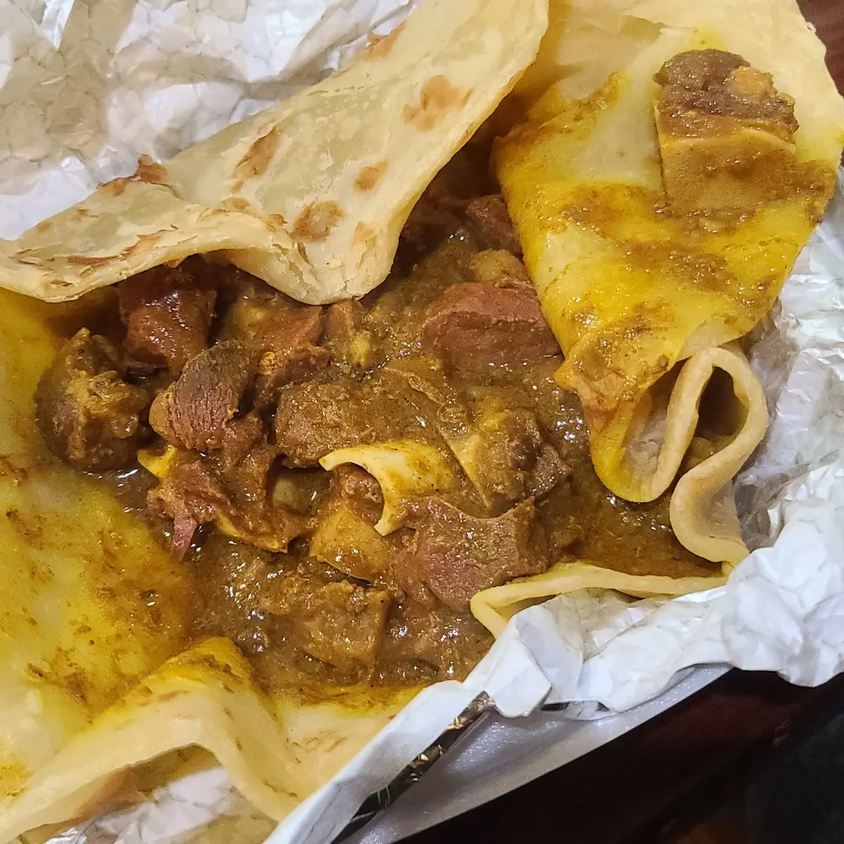 Goat Curry & Roti