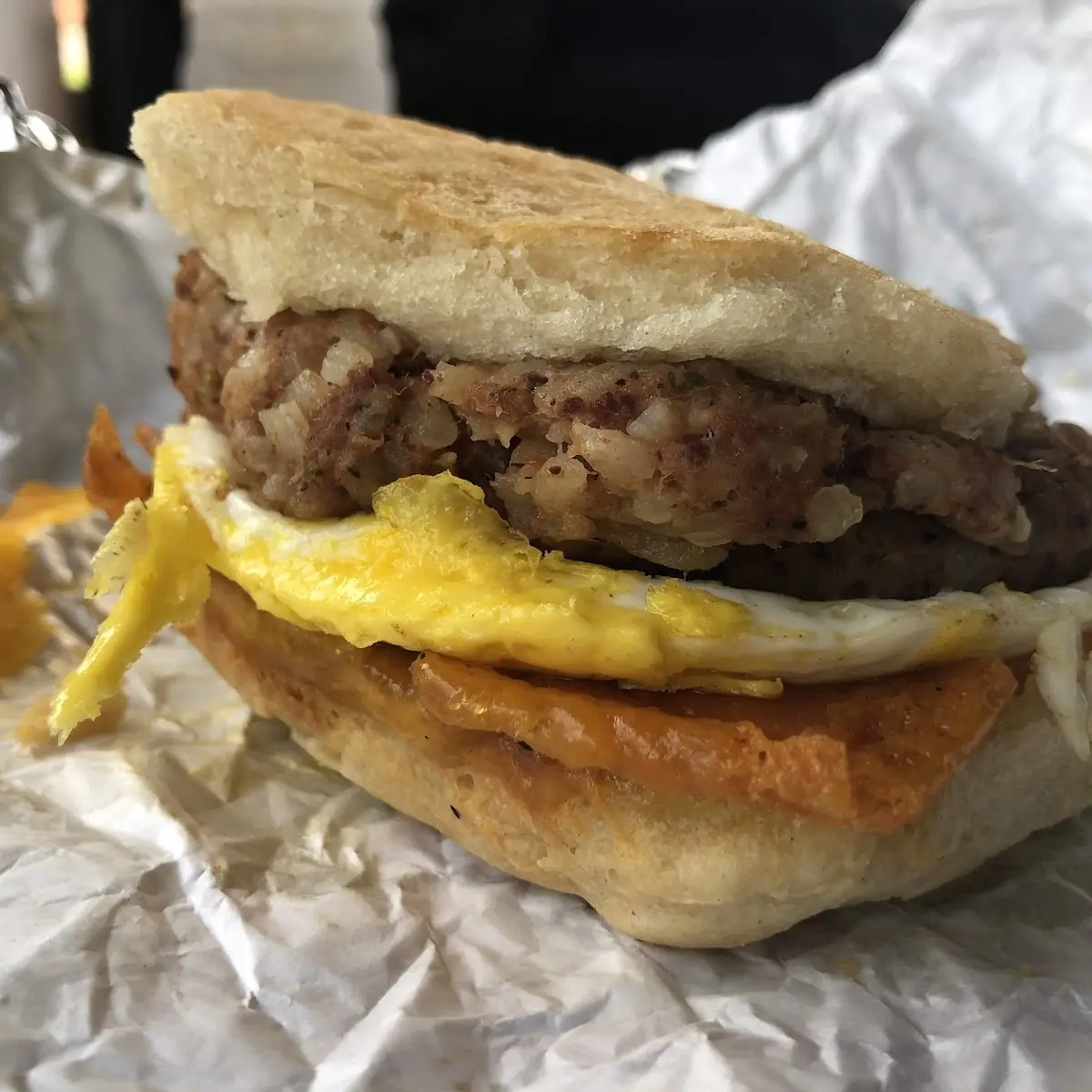 Stuffed Grilled Cheese Biscuit