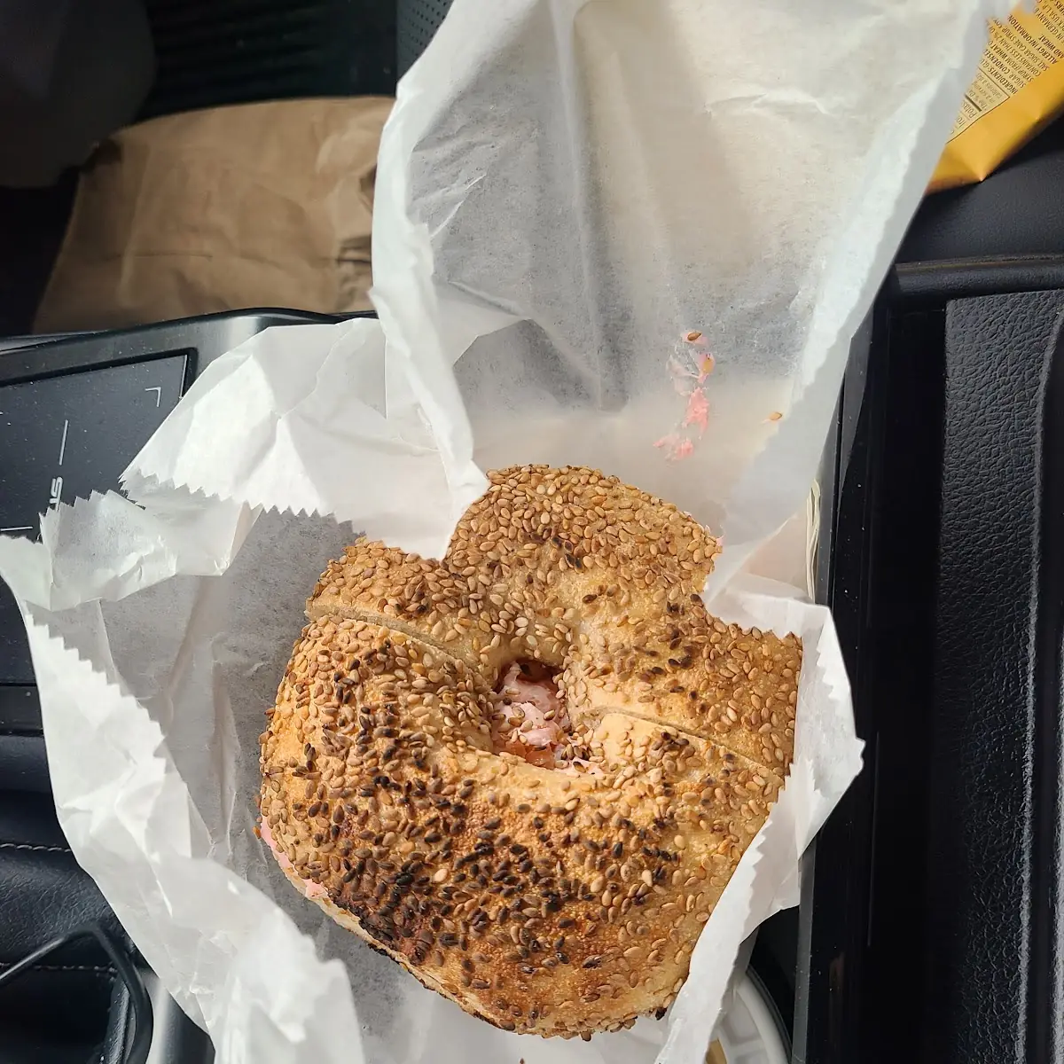 Everything Bagel with Salmon