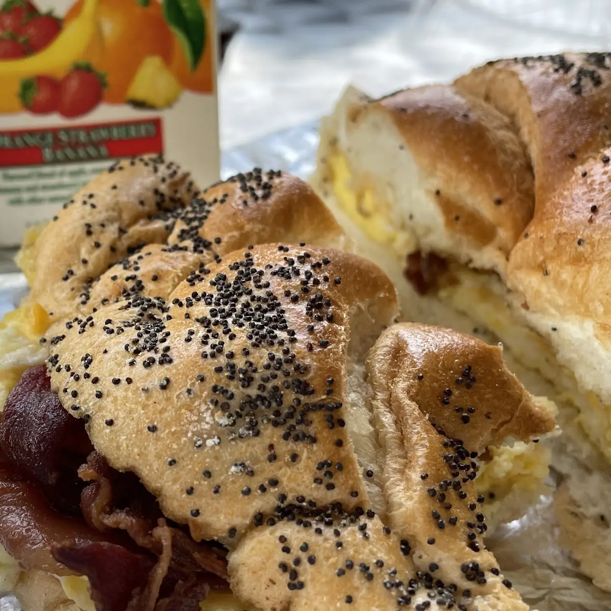 Hero Turkey Bacon Egg and Cheese Sandwich