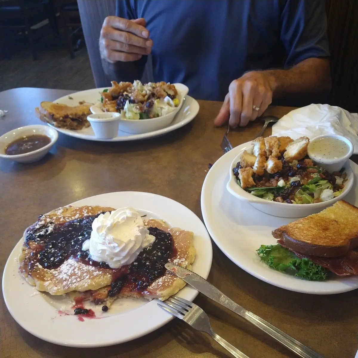 Double Blueberry Pancakes