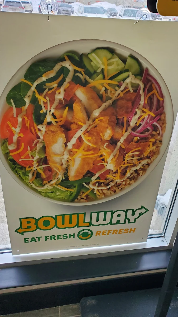 Crispy Chicken Rice Bowl, Subway