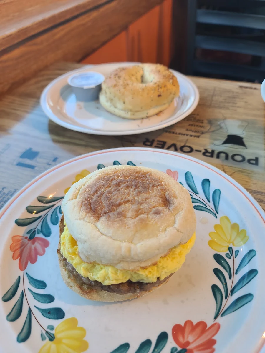 Breakfast Sandwich Sausage Egg and Cheese