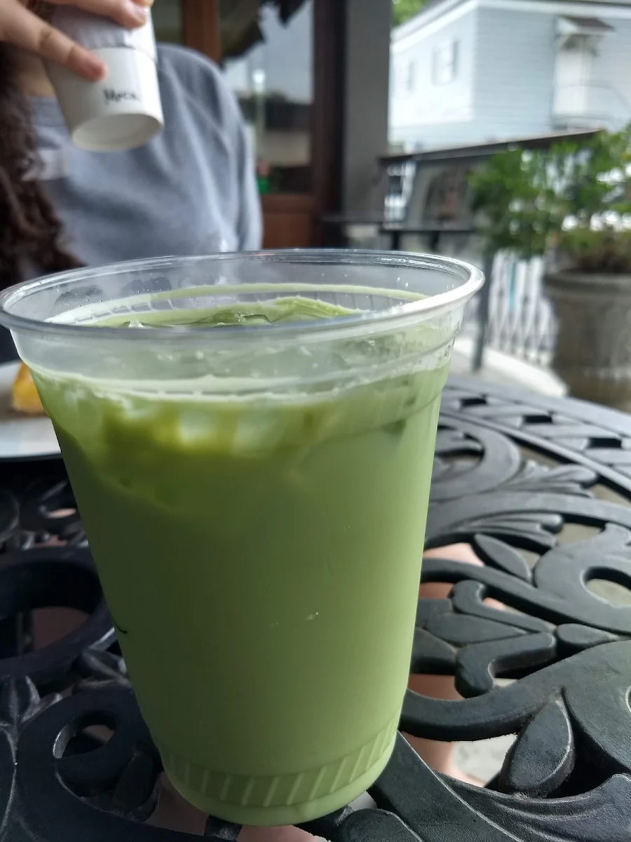 Iced Honey Matcha Latte