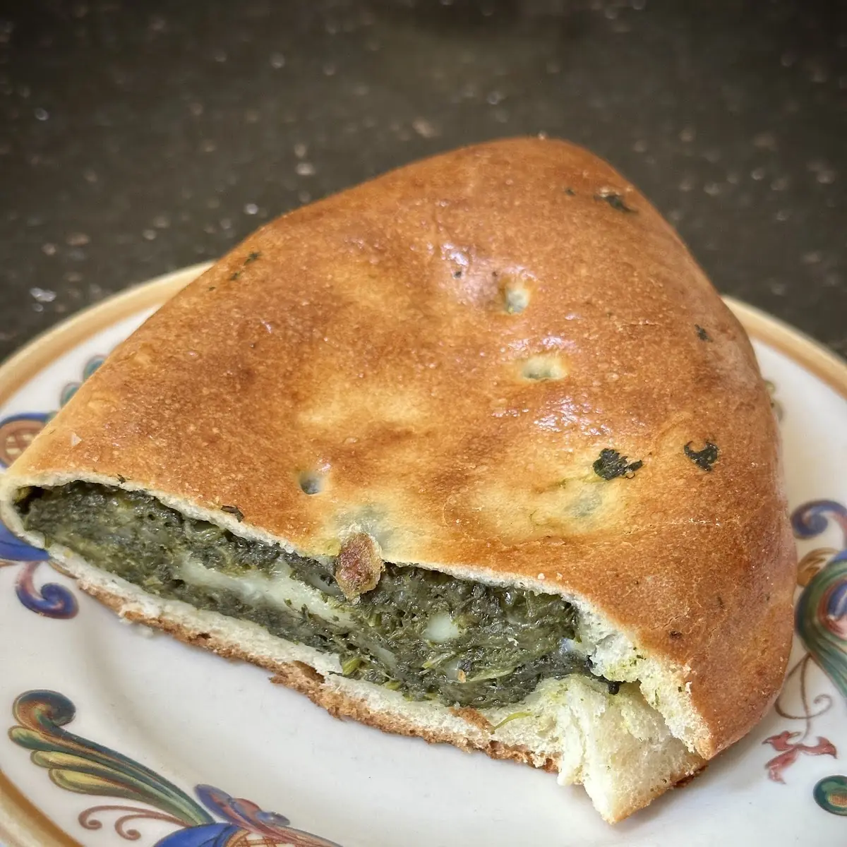 Spinach and Cheese Calzone