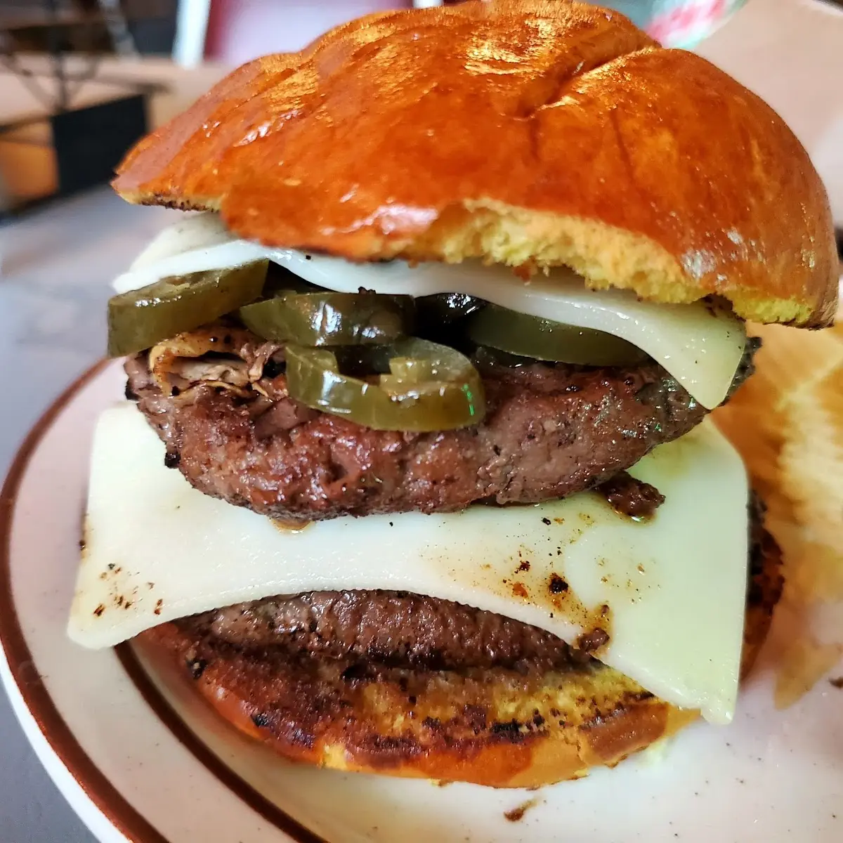 Jalapeno Swiss Burger