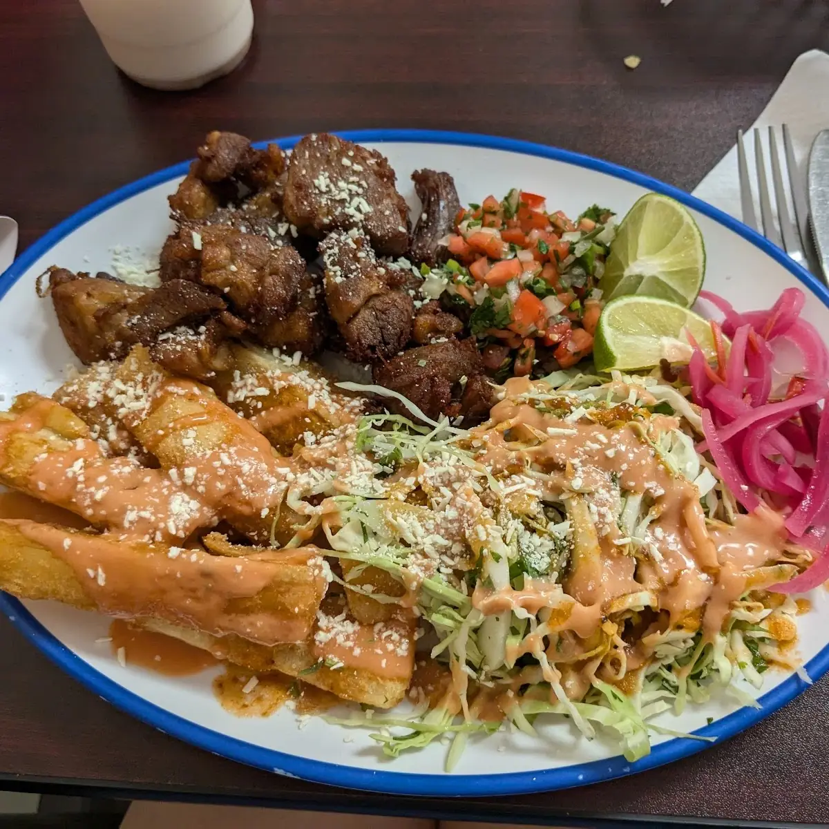 Yuca with Fried Pork