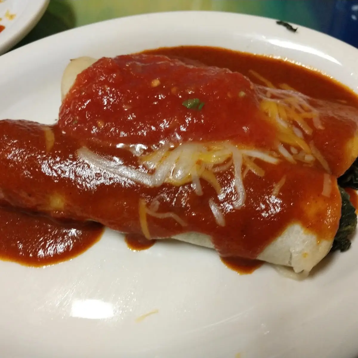 B. Two Burritos and Chile Relleno Plate