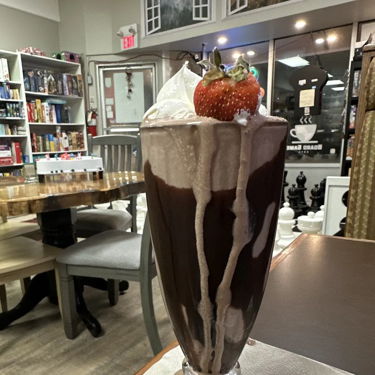 Milkshake, Left of Central | Board Game Cafe