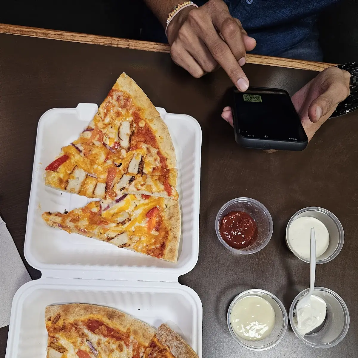 Pizza, Left of Central | Board Game Cafe