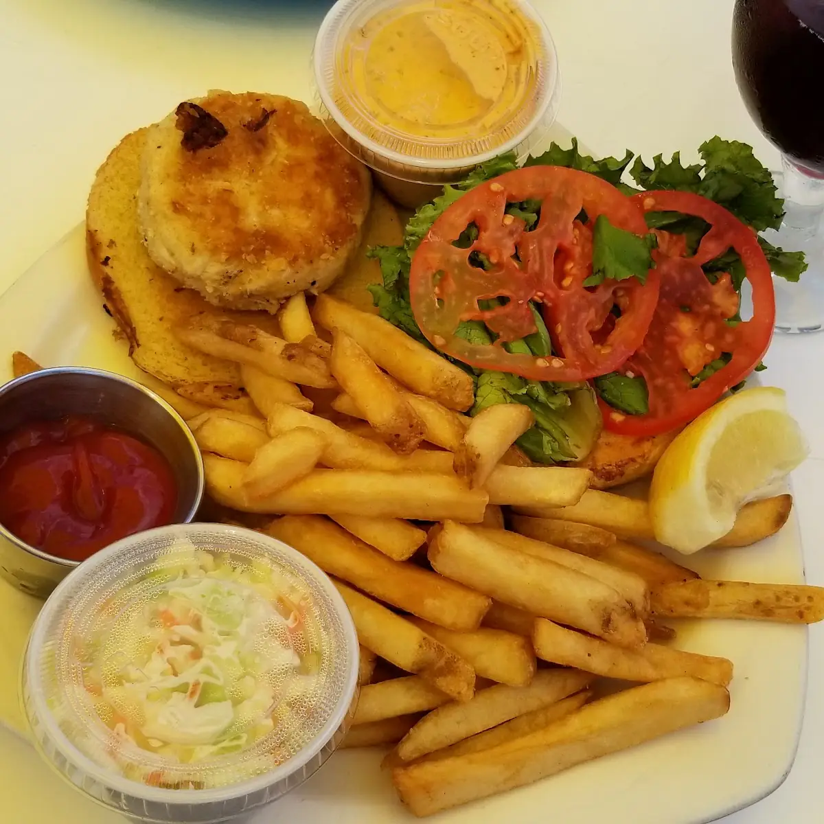 Crab Cake Sandwich