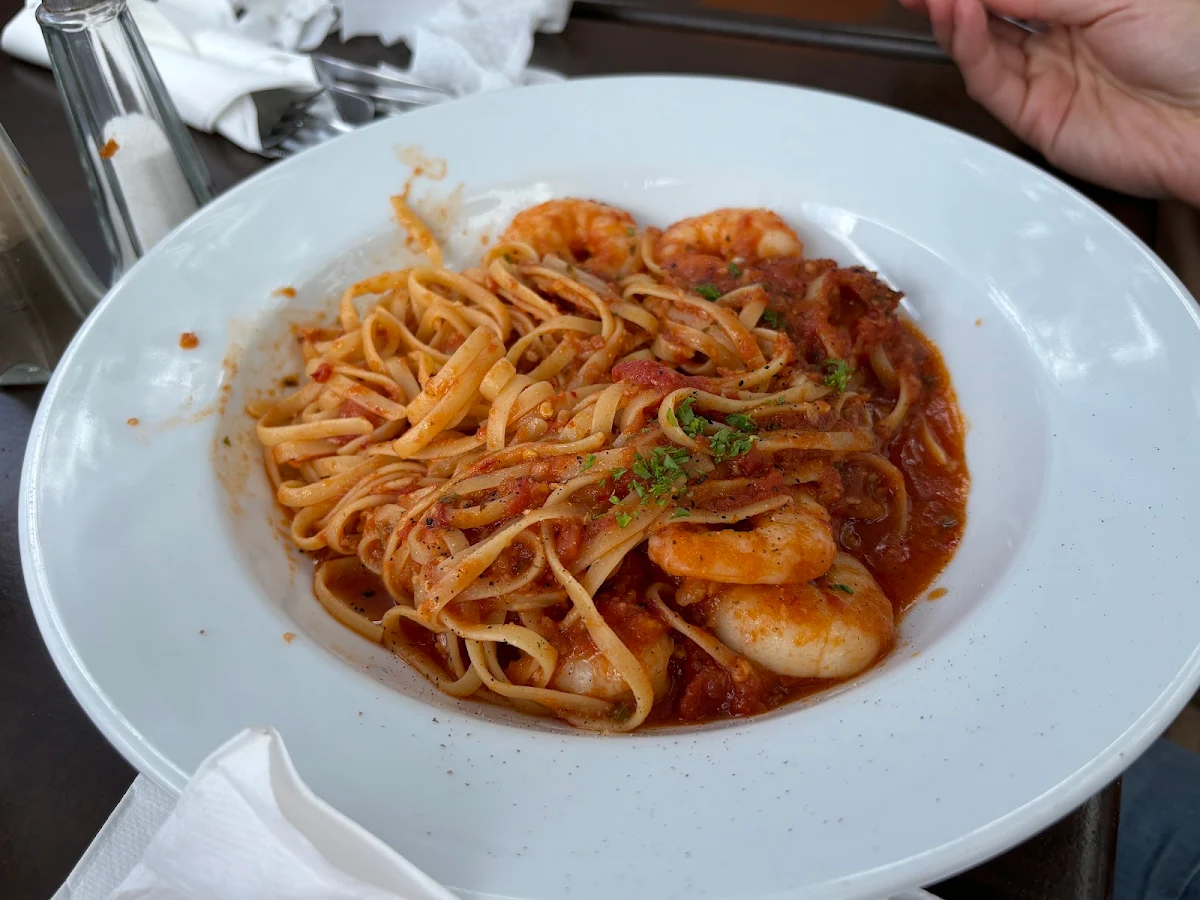 Prawn and Chilli Linguine, HOTARU Japanese Cafe & Restaurant (19 The Boulevarde)