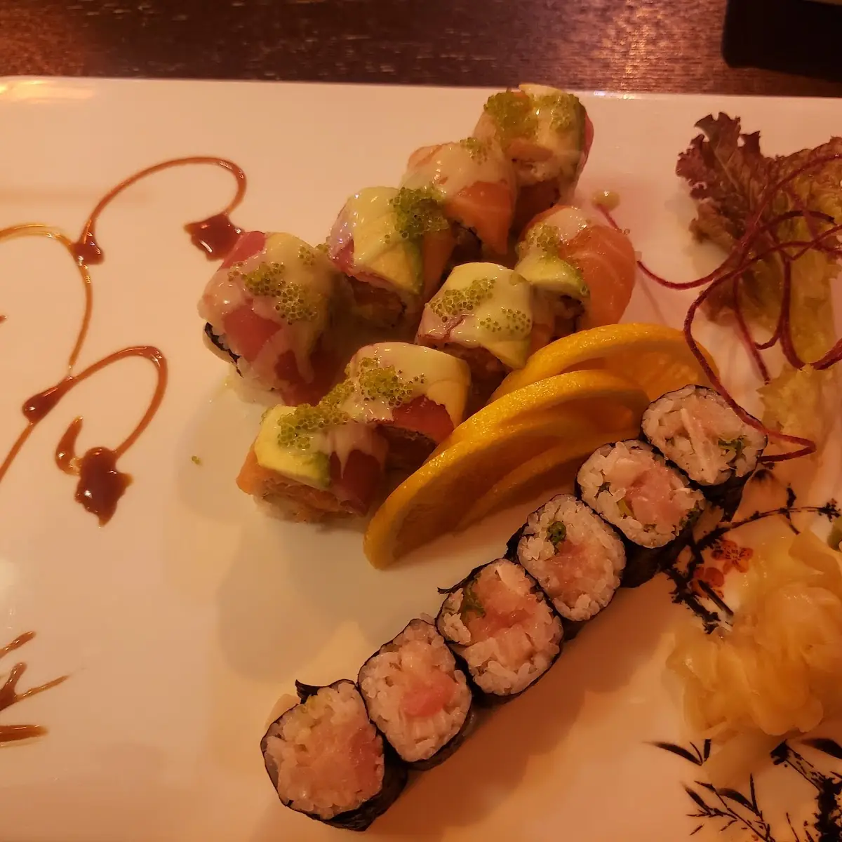 Golden Salmon Roll