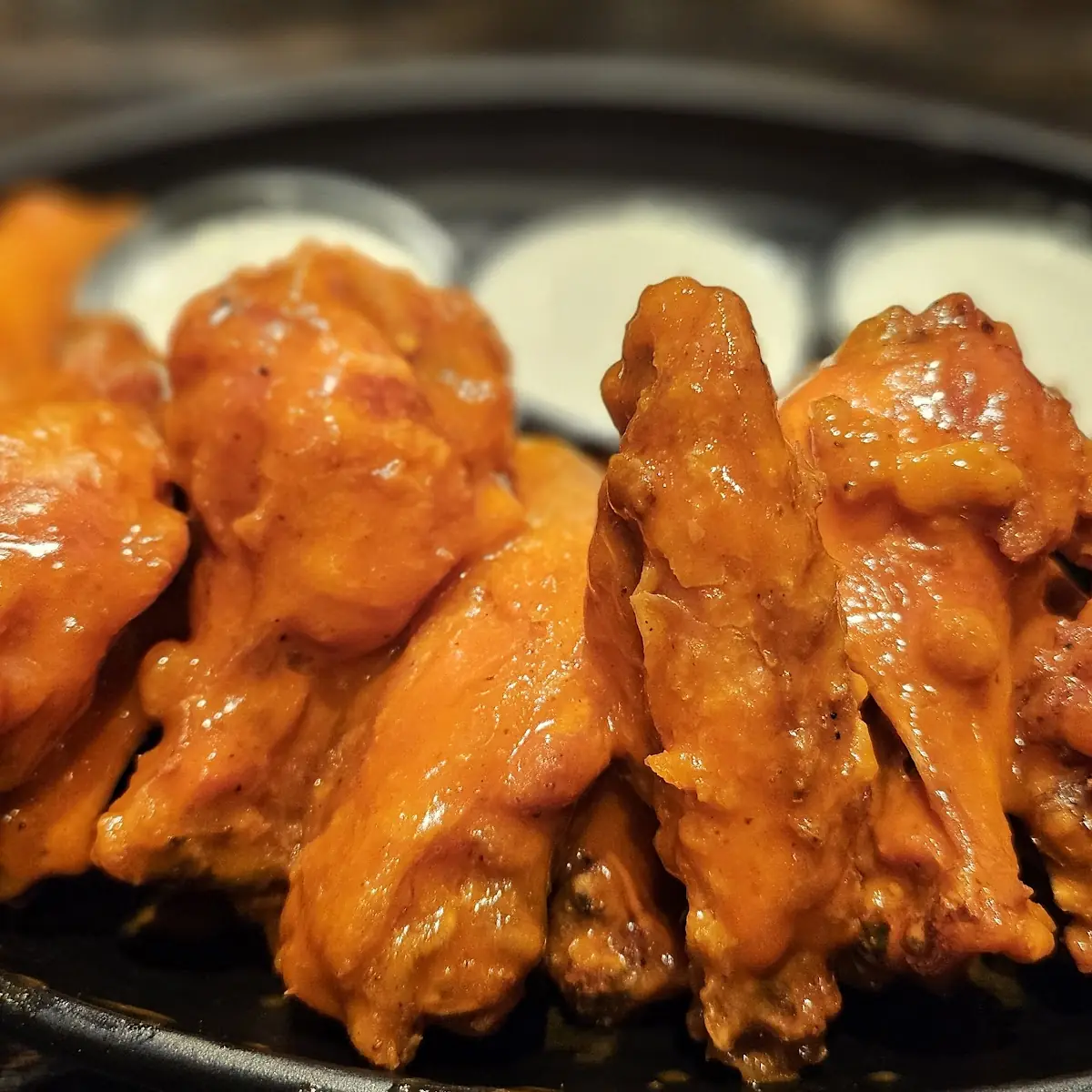 Chicken Wings with Dipping Sauces