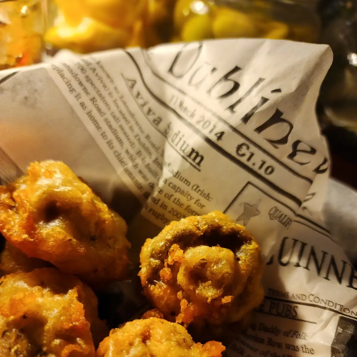 Beer-Battered Mushrooms