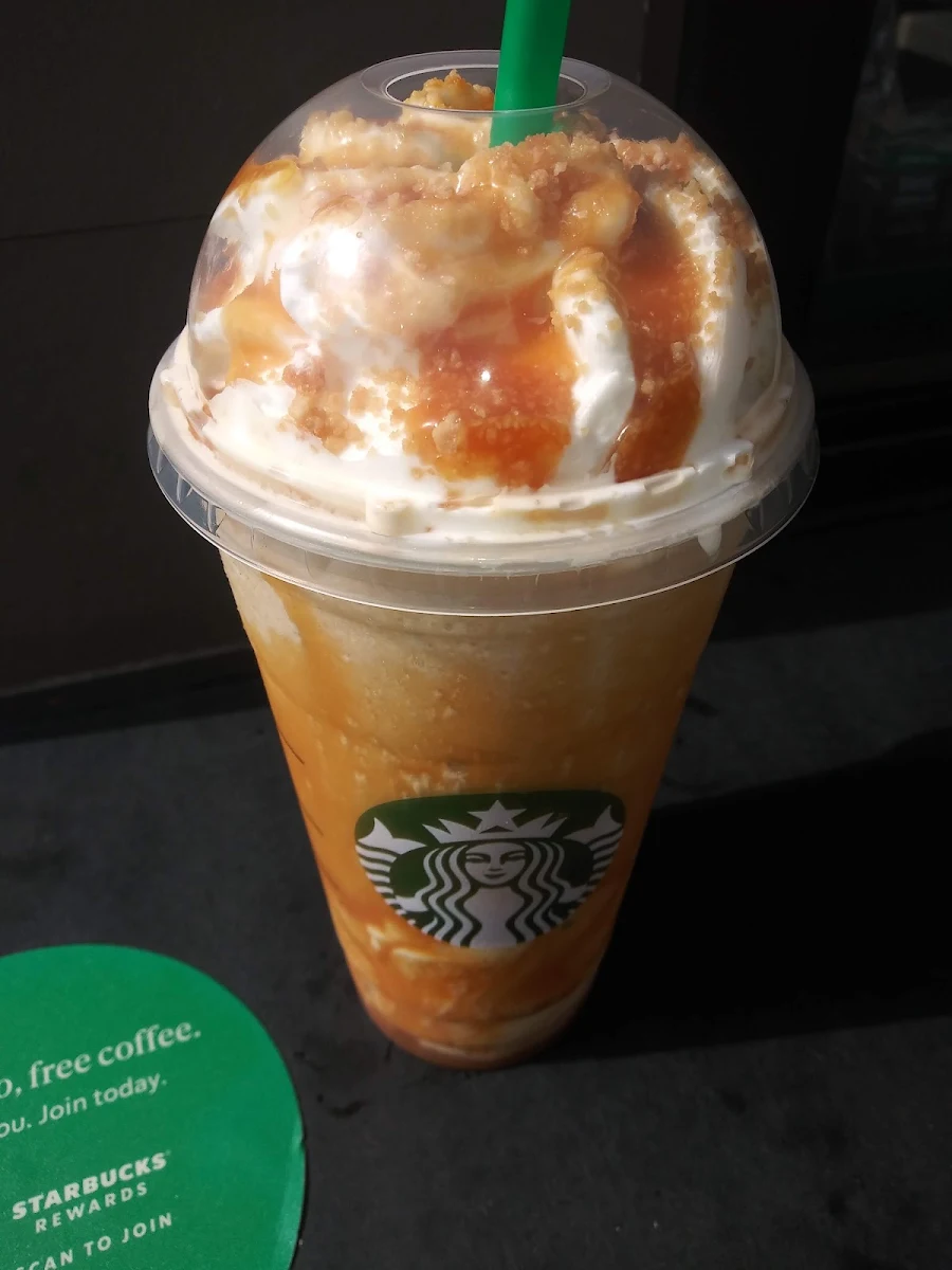 Venti Caramel Ribbon Crunch Frappuccino w Extra Everything