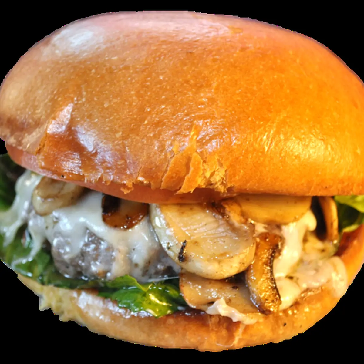 Mushroom Swiss Burger