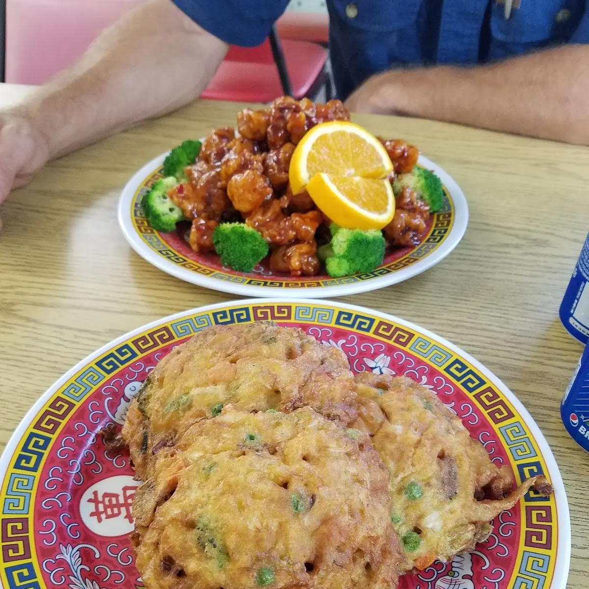 Egg Foo Young & General TSO's Chicken