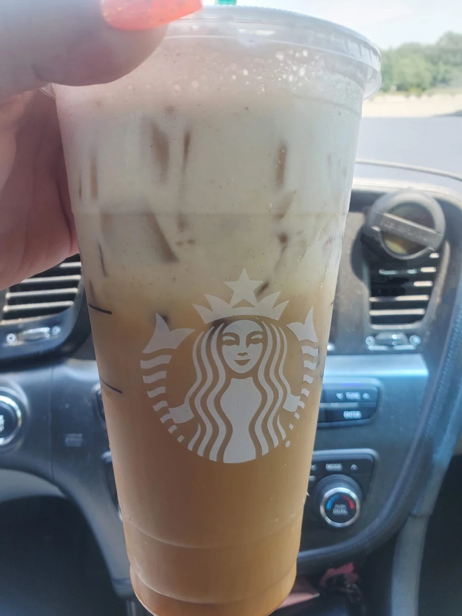Cold Brew with Cinnamon Almond Milk Foam
