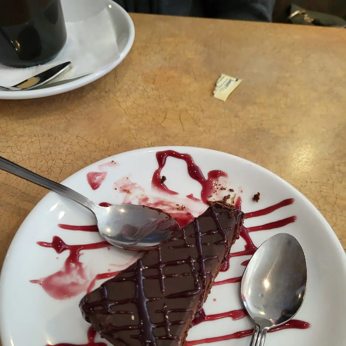 Chocolate Cake with Raspberry Drizzle
