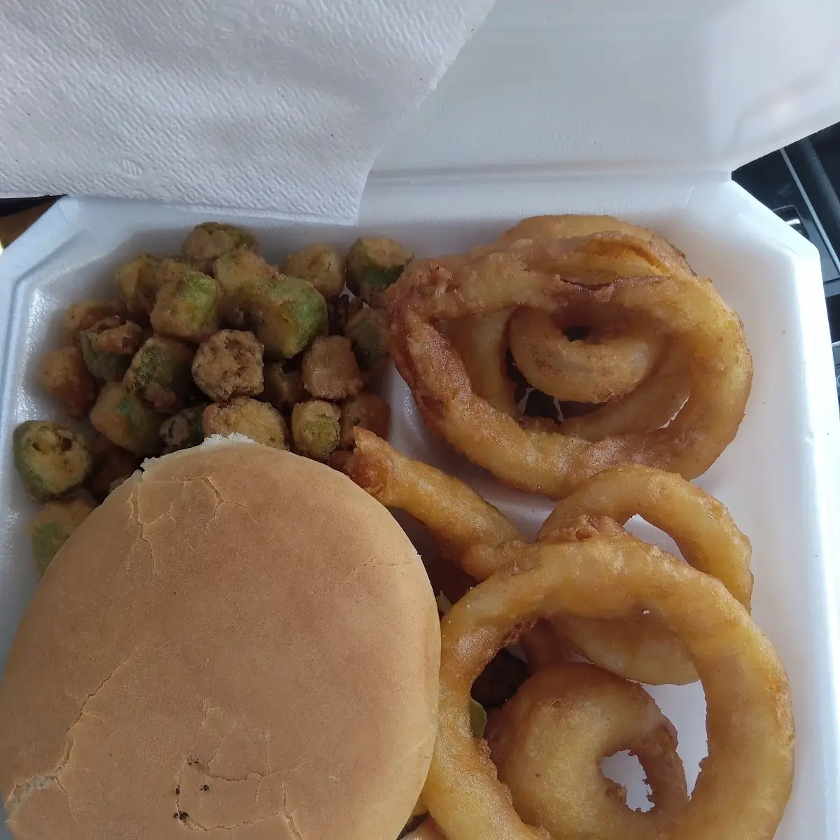Bacon Cheese Burger Combo