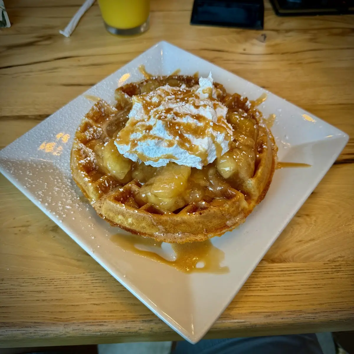 Salted Caramel Apple Waffle
