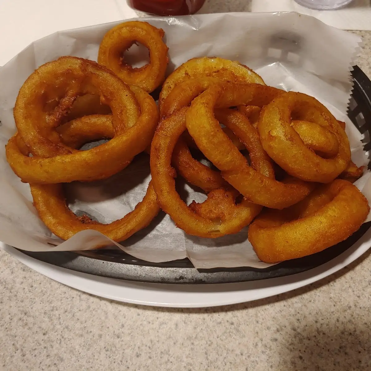 Basket of Onion Rings