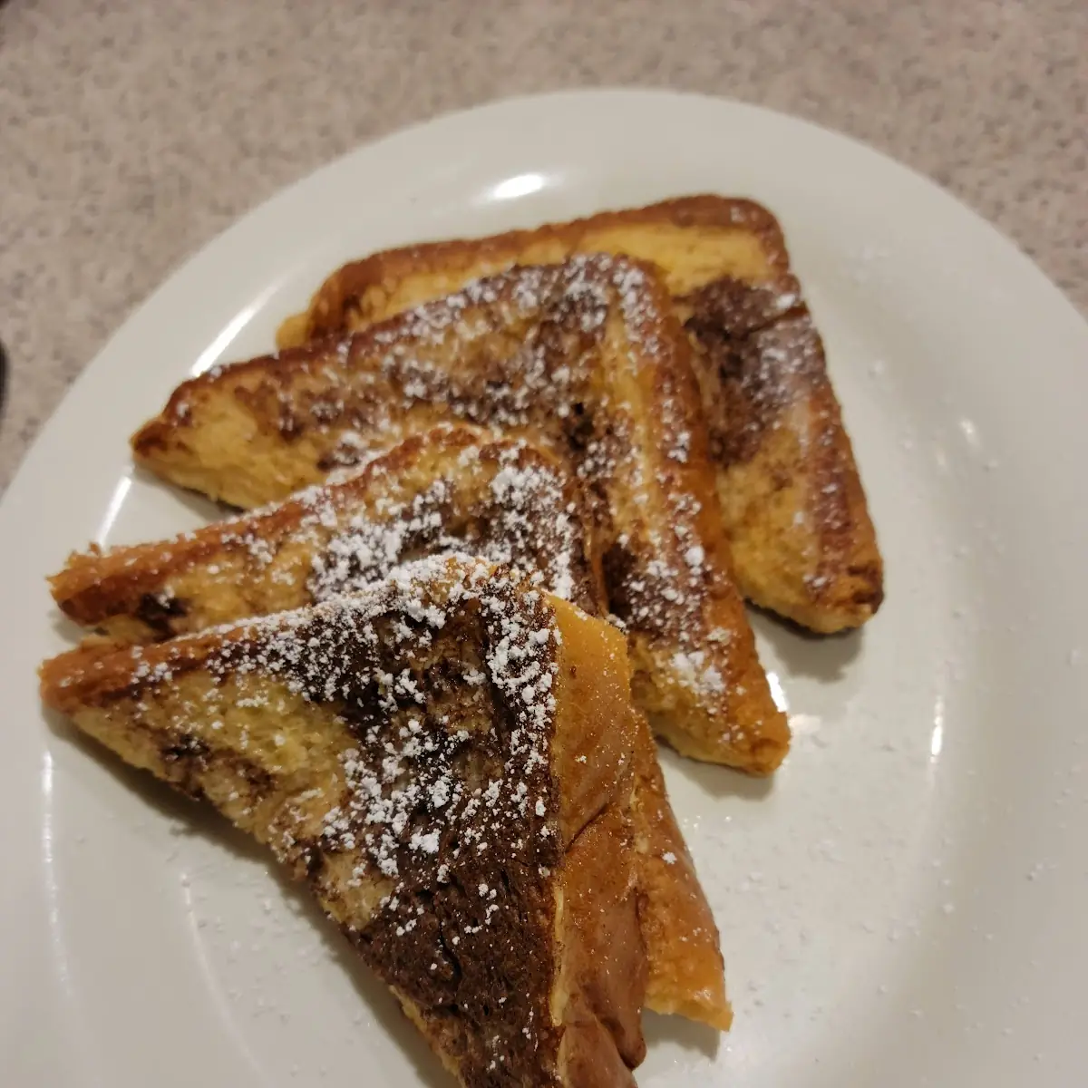 French Toast with Eggs and Bacon