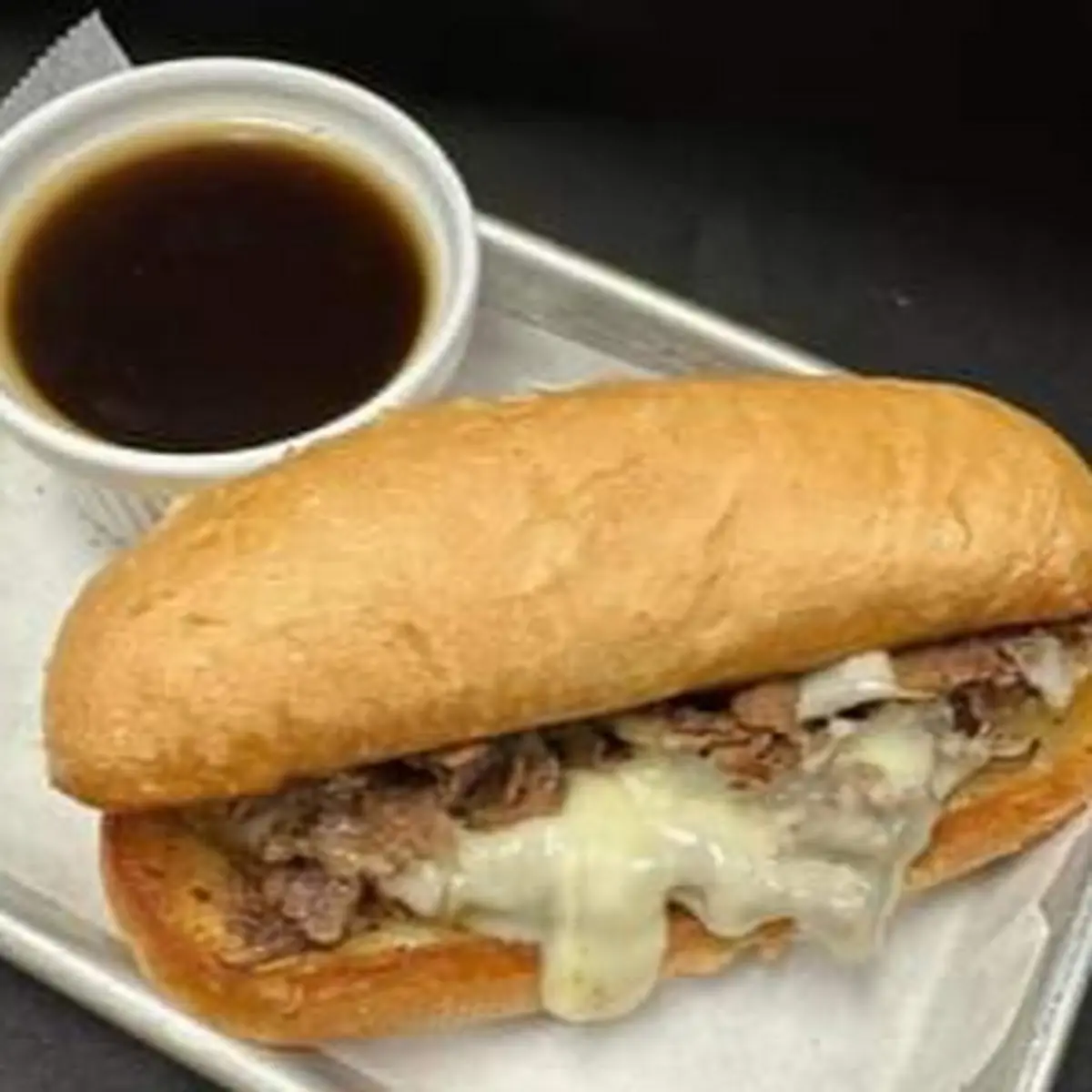 Swiss French Dip Sandwich