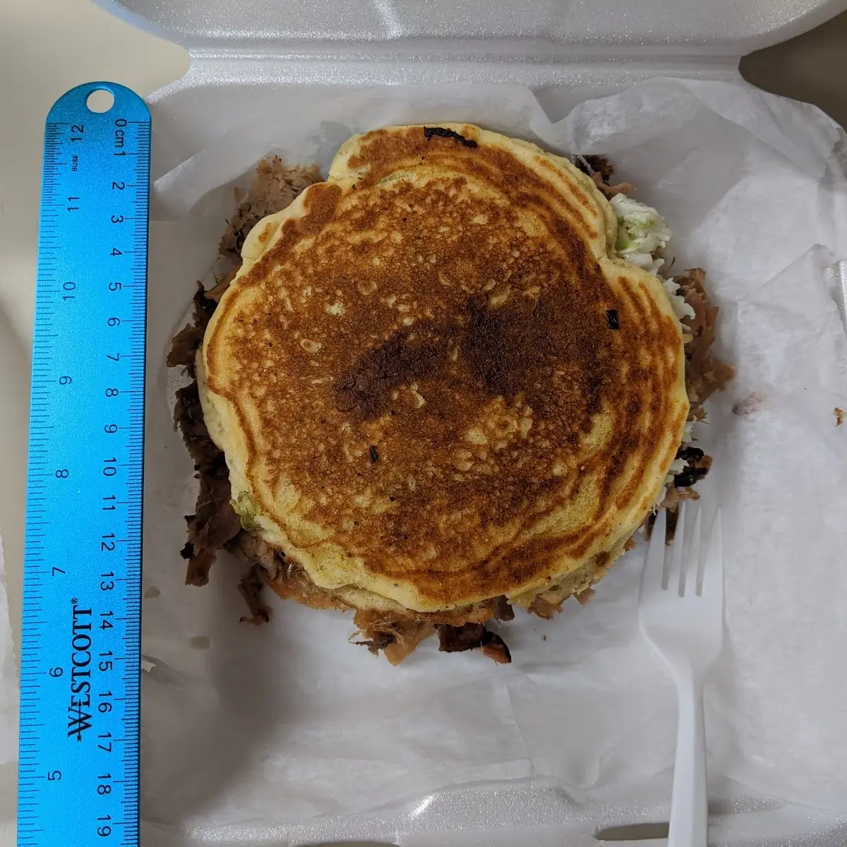 Cornbread Pulled Pork Sandwich