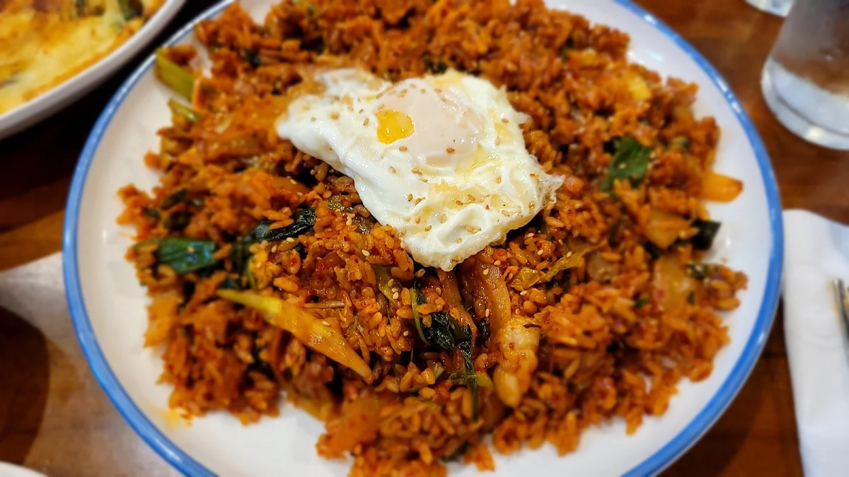 Kimchi Fried Rice with Pork