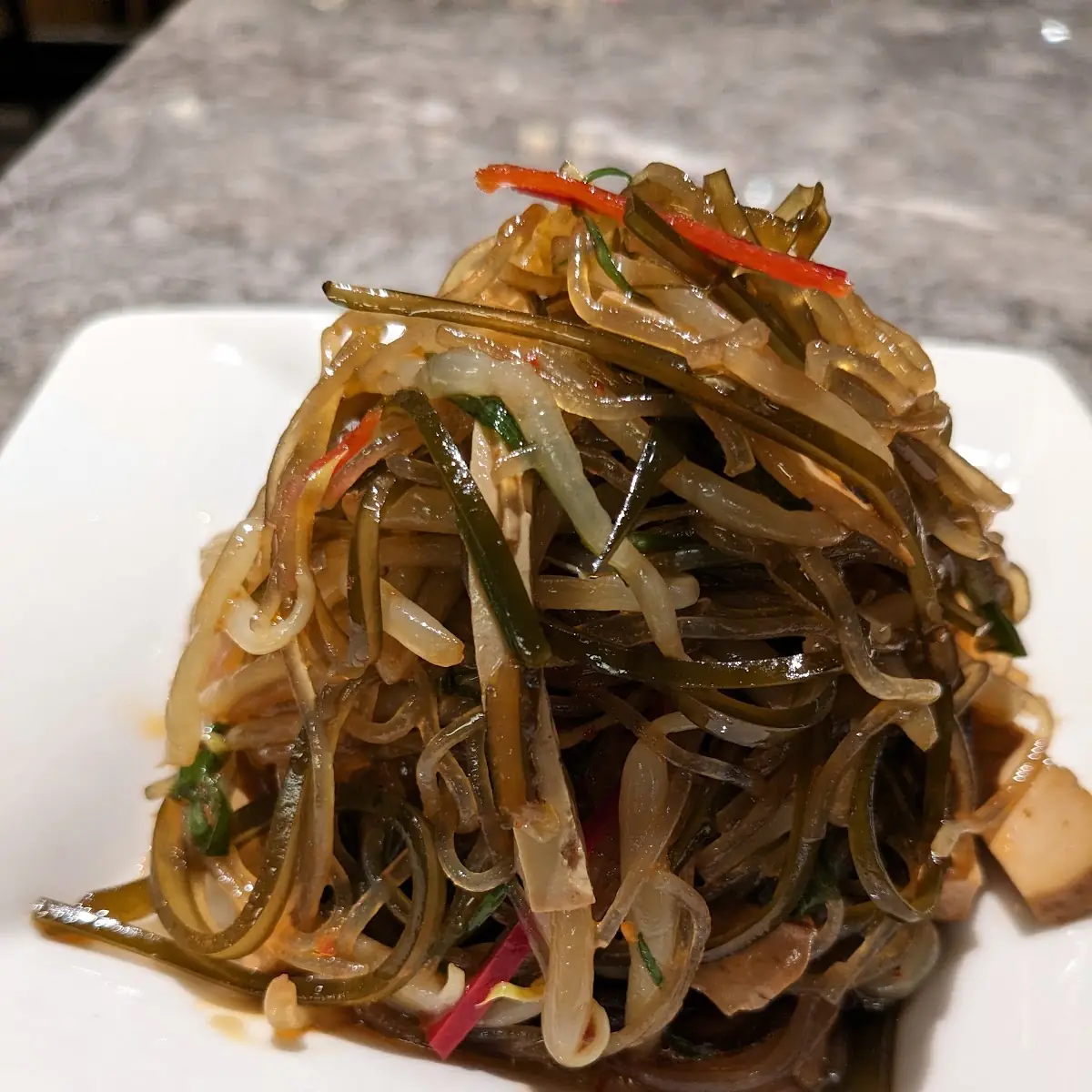 Seaweed and Bean Curd Salad