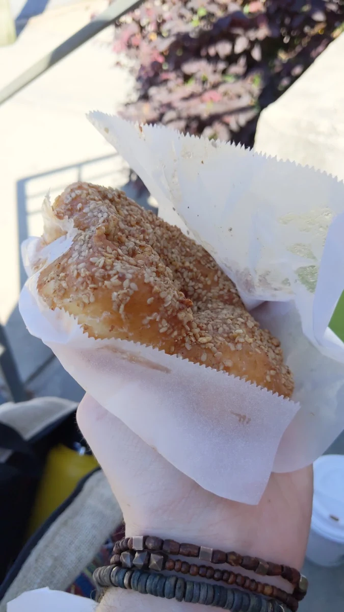 Sesame Almond Doughnut