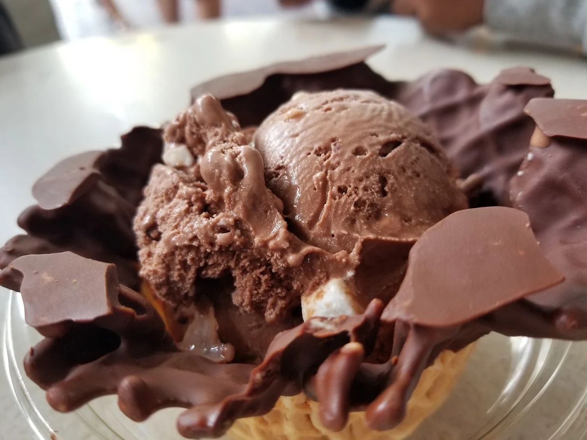 Chocolate Ice Cream Chocolate Cone