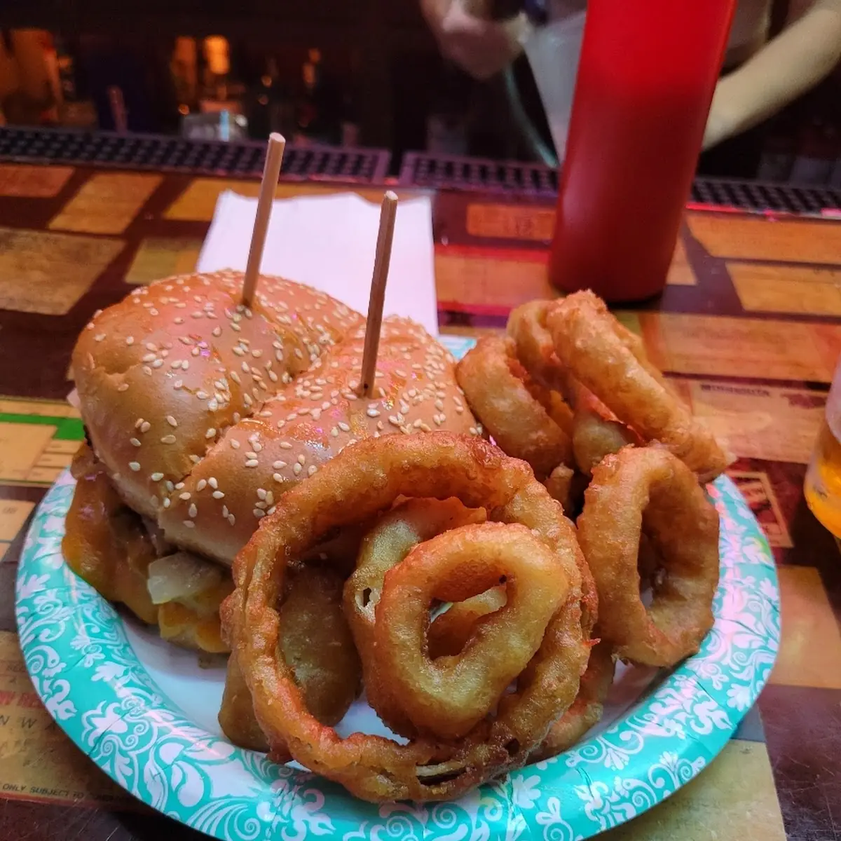 Ryan Sandburger and Onion Rings