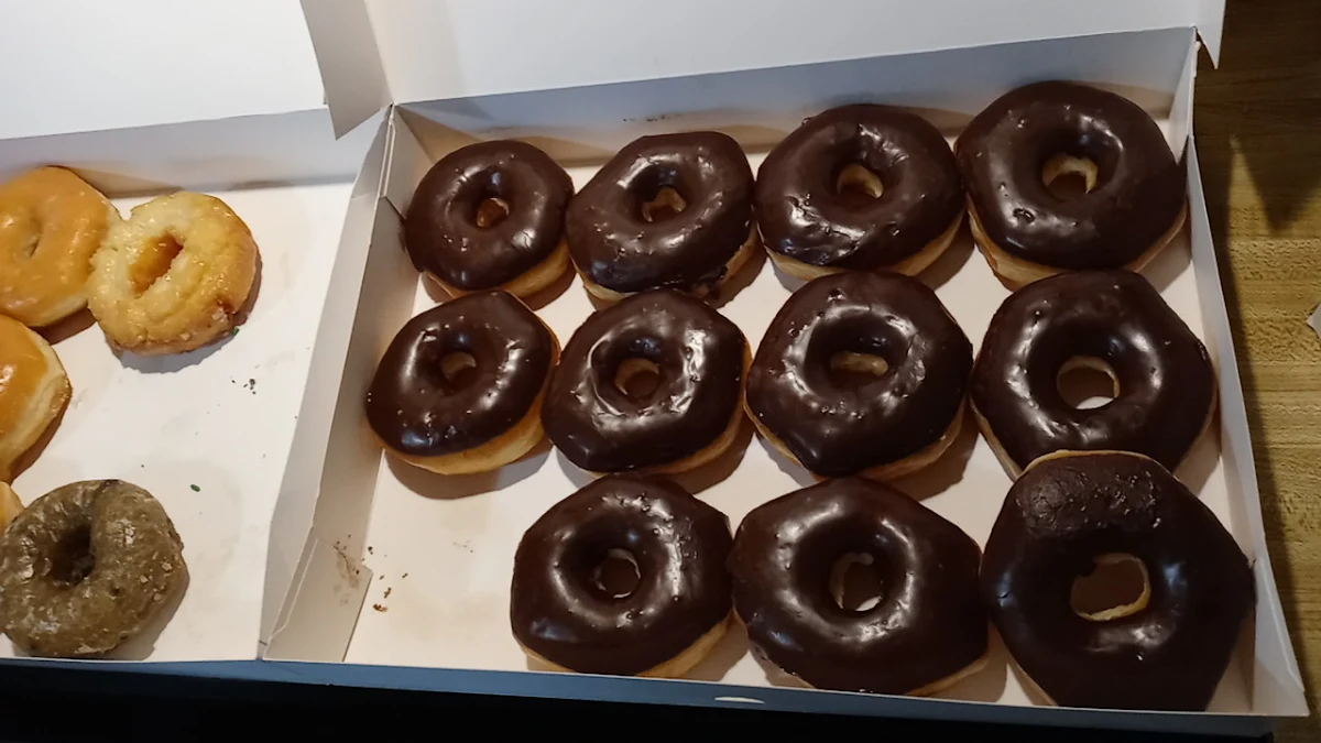 Glazed Donut and Old Fashioned Cake