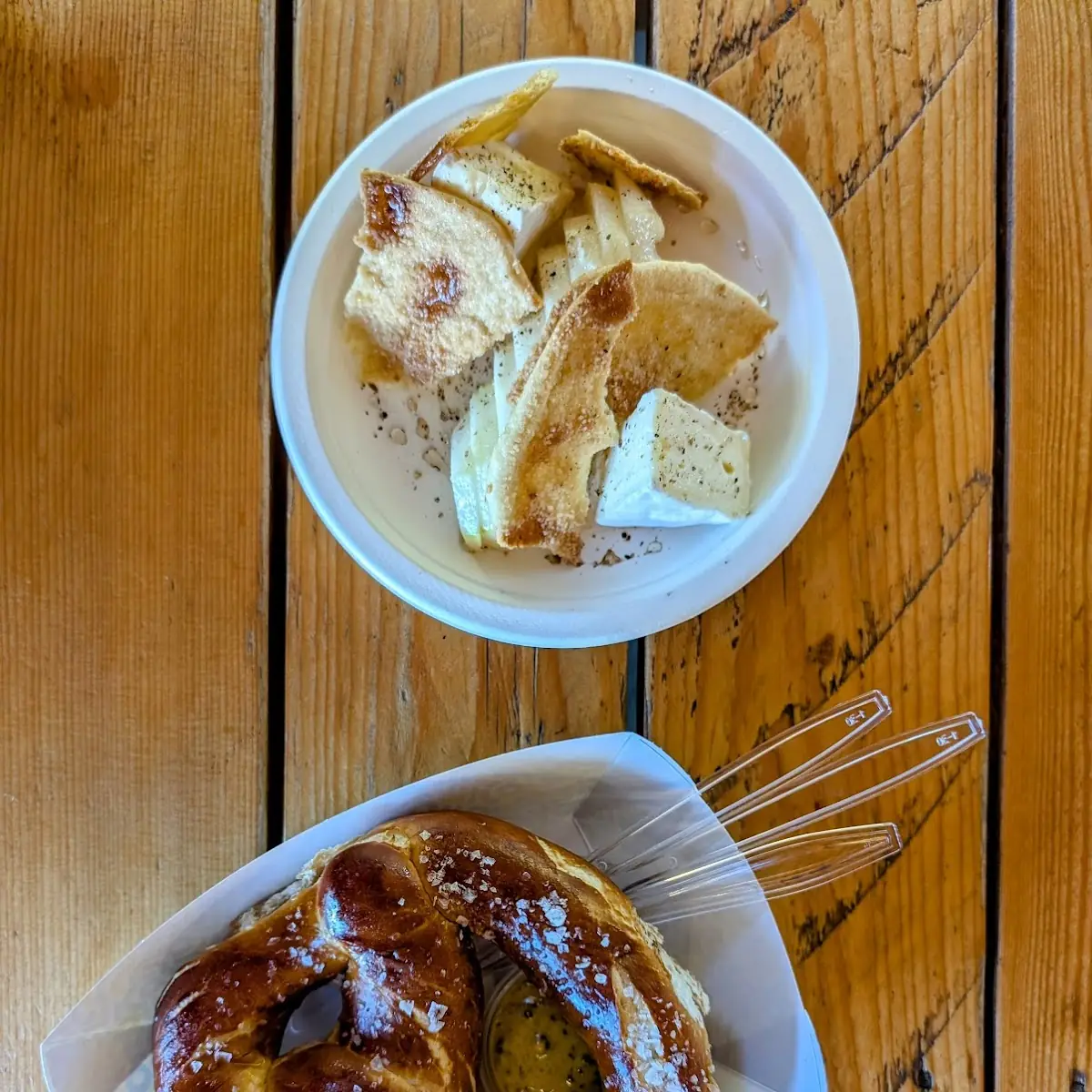 Freshly Baked Pretzel