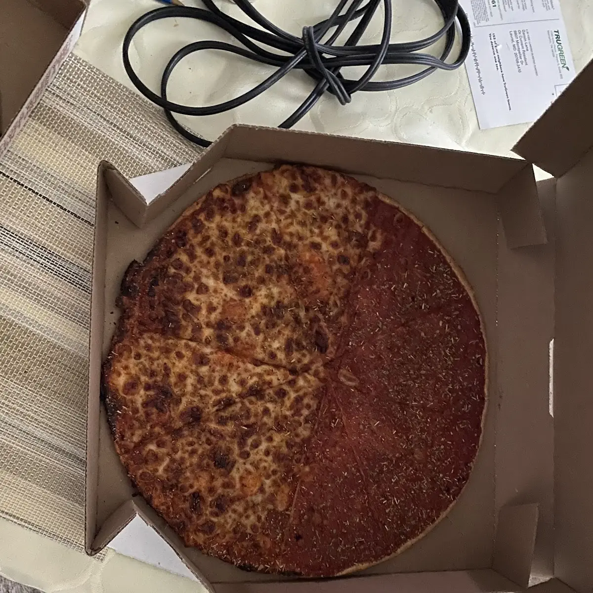 Thin Crust Cheese Pizza
